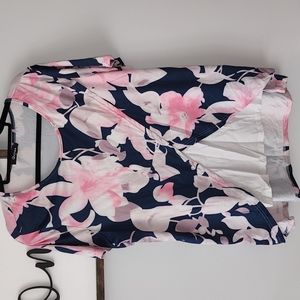 Floral Nursing Top